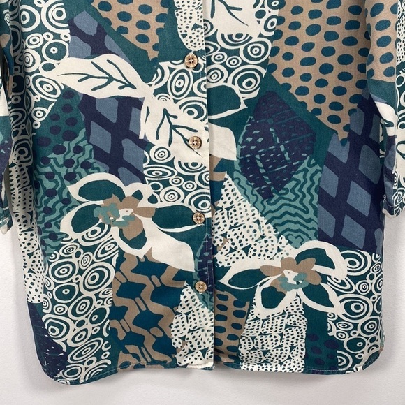 Hott Cotton Rayon Blend Tunic Top women's Small - Picture 4 of 8